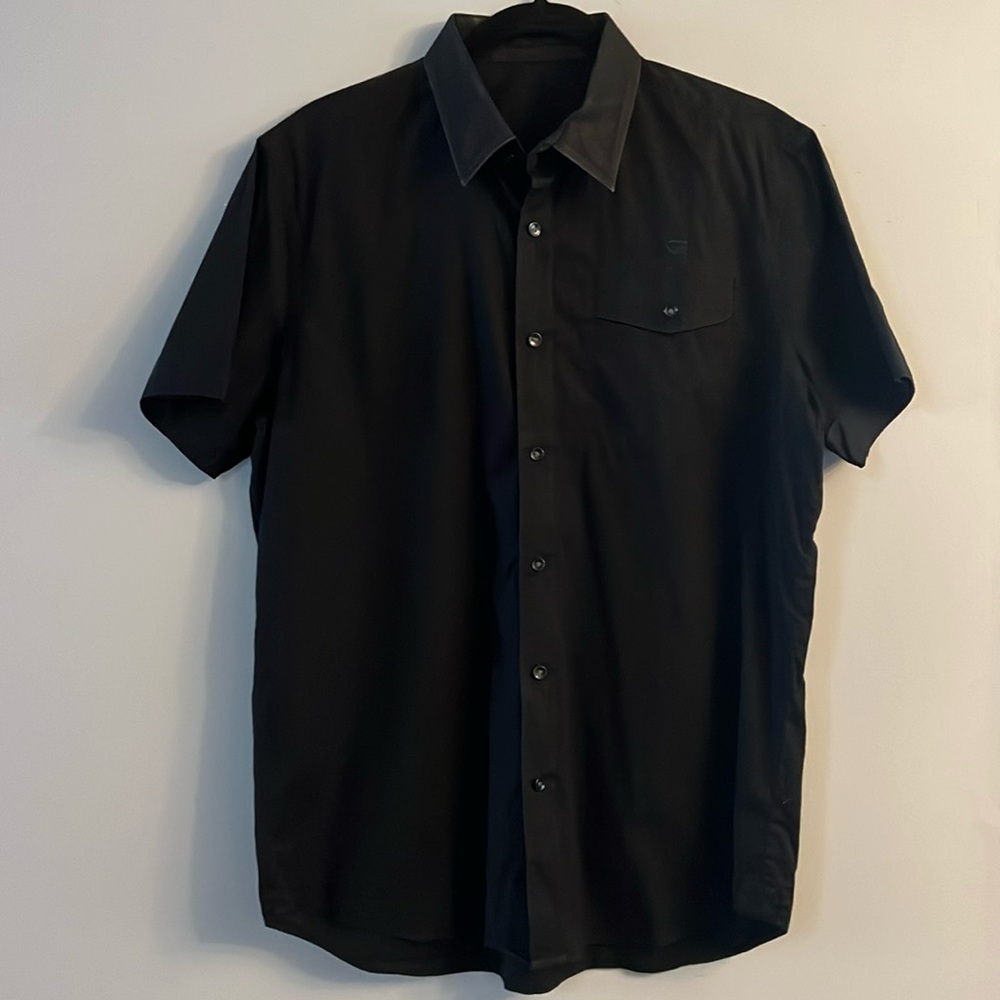 G-Star Black Short Sleeve Button Down